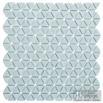 Triangle Art Glass Mosaic Floor Tiles